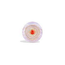 Load image into Gallery viewer, Evolve Stone Inlay Cocktail Ring - Purple/Orange
