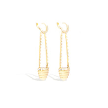 Load image into Gallery viewer, Found Cap Chandelier Earring - Diamond
