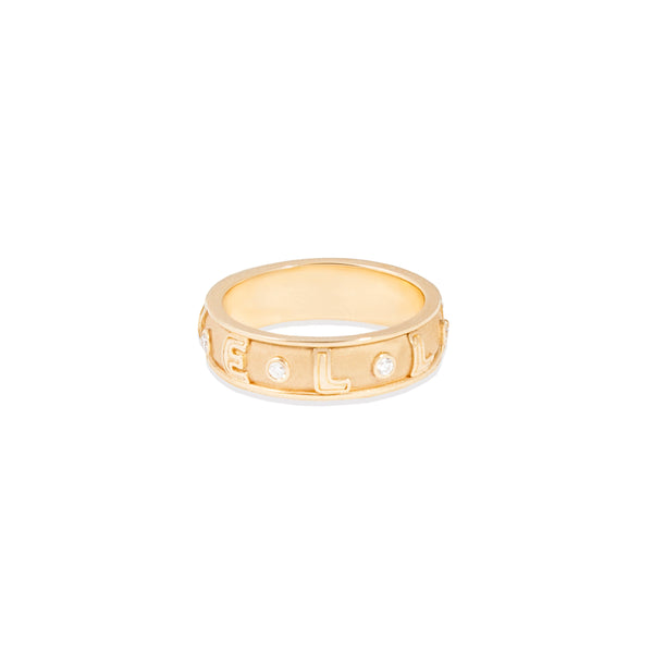 Family Stacks Ring - Letters