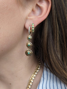 Evolve Chandelier Earring - Emerald