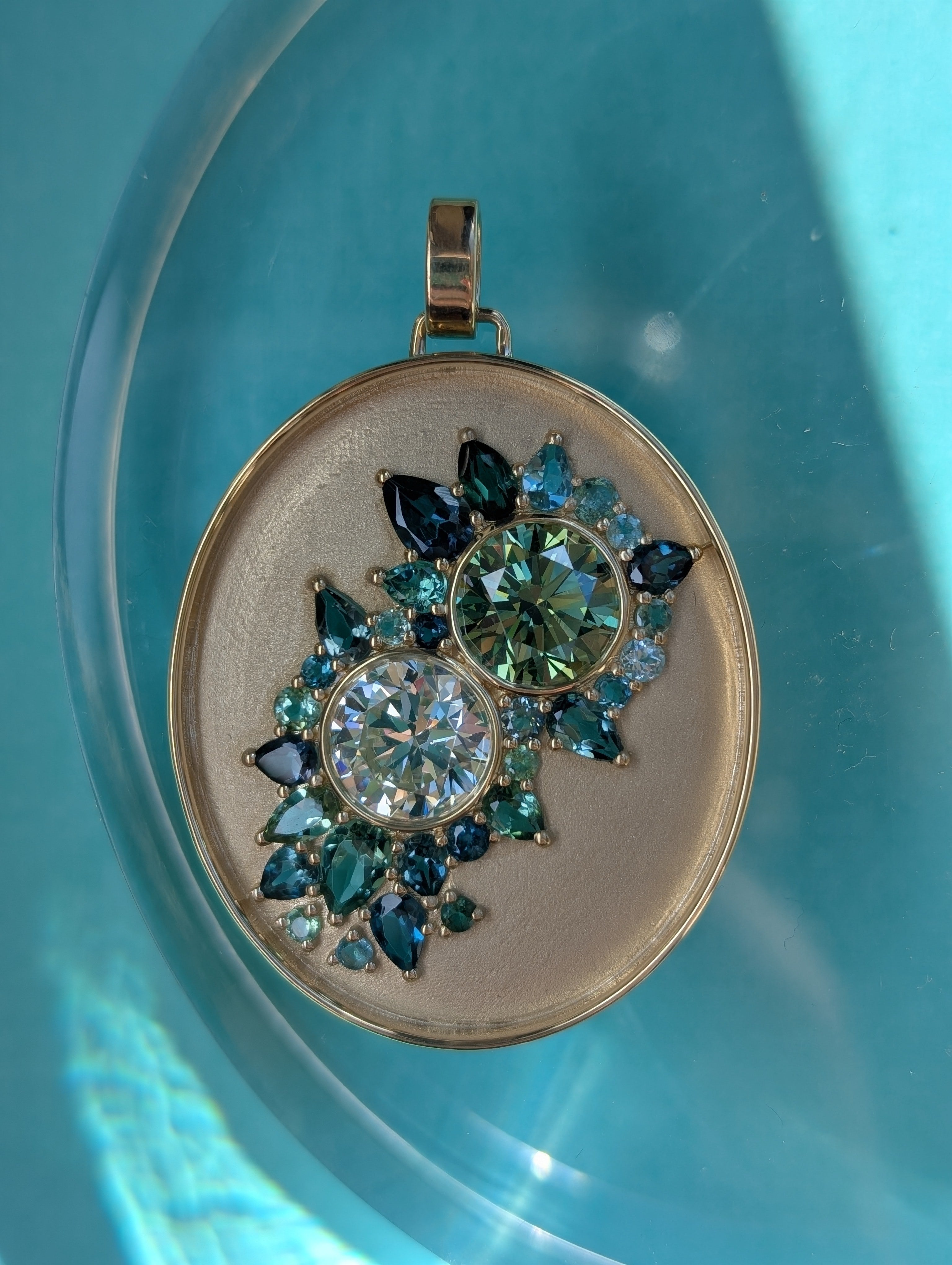 An heirloom ring reimagined into a stunning pendant
