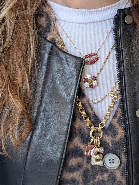 Family Heirloom Large Charm Loop Necklace