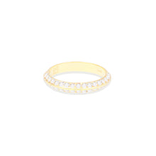 Load image into Gallery viewer, The Crew Knife Edge Stacking Ring - Diamond
