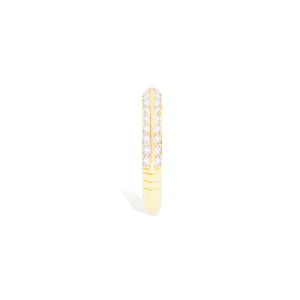 The Crew Knife Edge Stacking Ring - Diamond