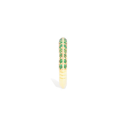 Crew Knife Edge Stacking Ring - Emerald