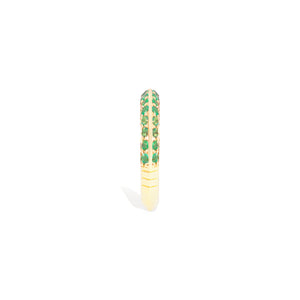 Crew Knife Edge Stacking Ring - Emerald