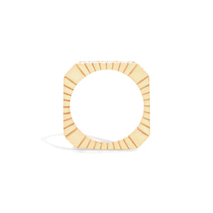 Spark Etched Stacking Band Ring - Diamond