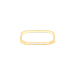 Spark Octagon Bangle Bracelet - Diamond