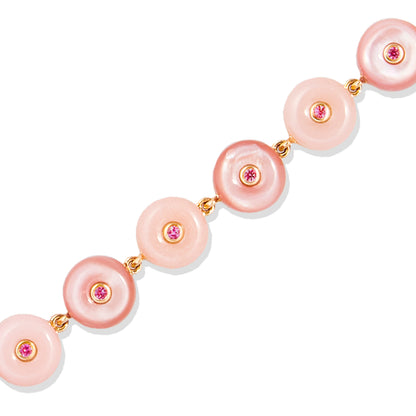 Evolve Stone Inlay Bracelet - Pink