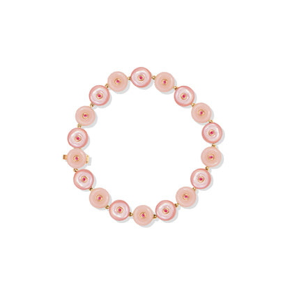 Evolve Stone Inlay Bracelet - Pink