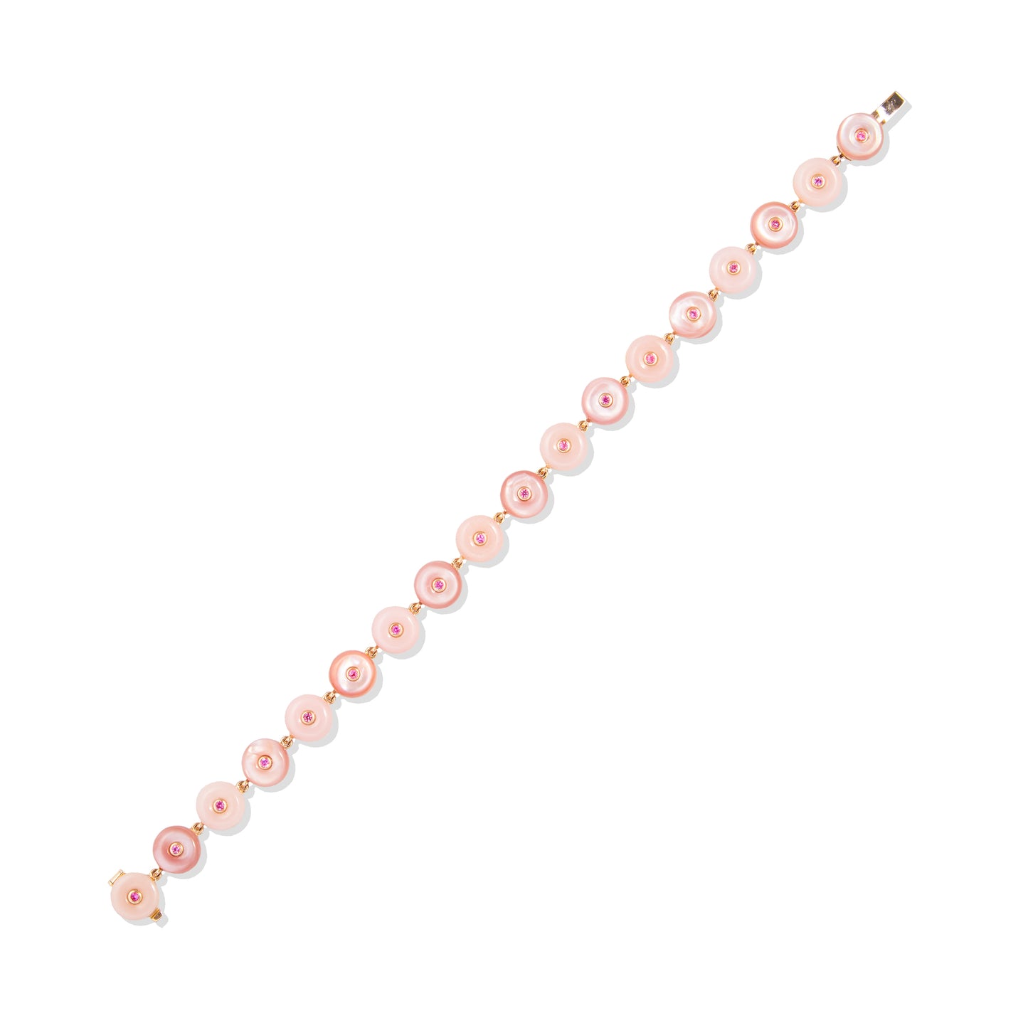 Evolve Stone Inlay Bracelet - Pink