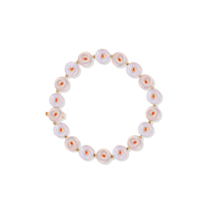Evolve Stone Inlay Bracelet - Purple
