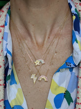 Load image into Gallery viewer, JuJu Rainbow Charm Necklace - Pink, Yellow &amp; Orange
