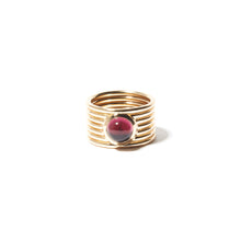 Load image into Gallery viewer, Found Cigar Band Ring - Tourmaline

