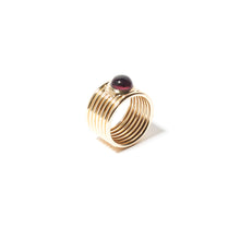 Load image into Gallery viewer, Found Cigar Band Ring - Tourmaline
