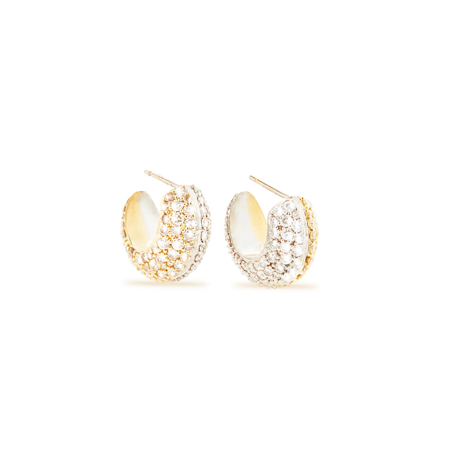 The Edge Mirror Huggie Earring
