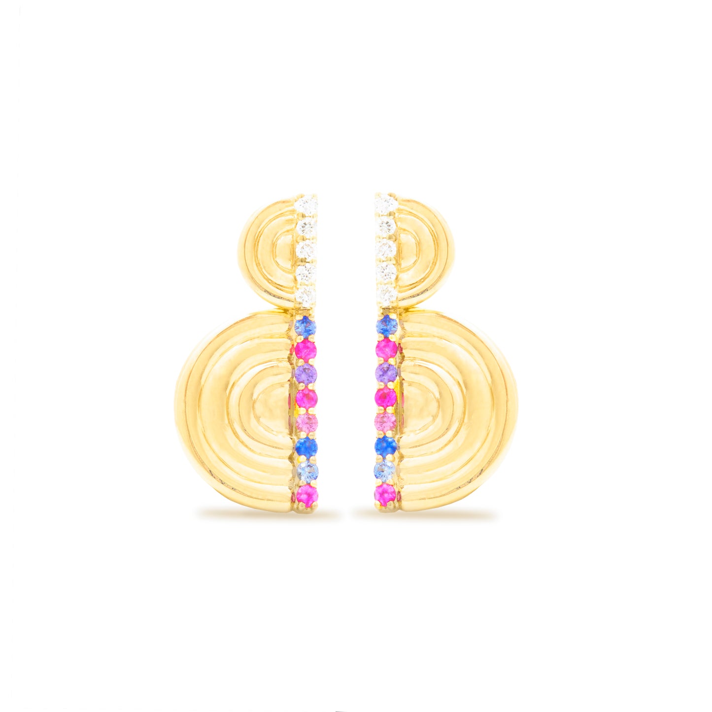 The Edge Duo - Stud & Removeable Earring Jacket
