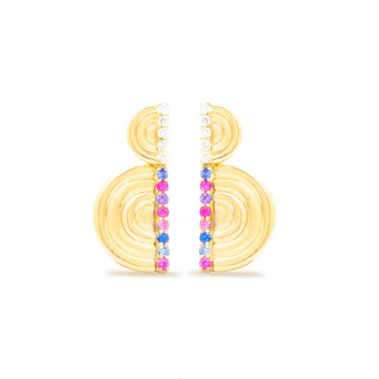 The Edge Duo - Stud & Removeable Earring Jacket