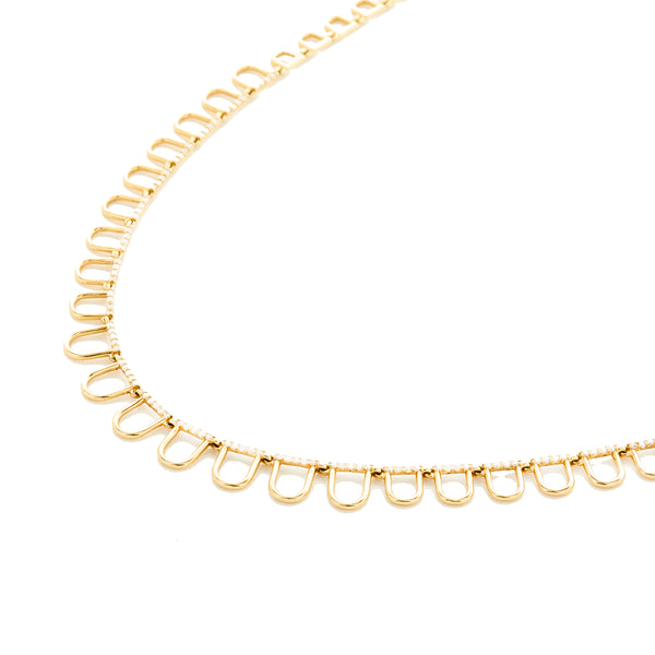 The Edge Link Collar Necklace