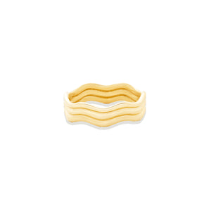 The Edge Wave Ring - Gold