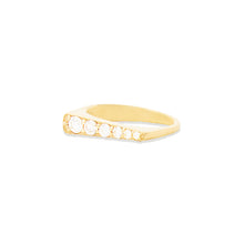 Load image into Gallery viewer, The Edge Tapered Stacking Ring - Diamond
