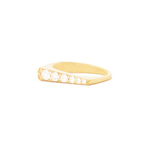 Load image into Gallery viewer, The Edge Tapered Stacking Ring - Diamond
