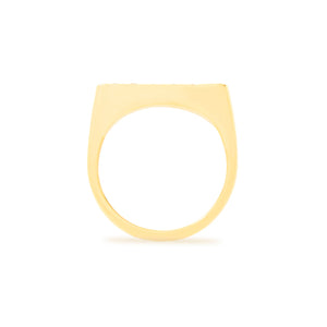 The Edge Straight Stacking Ring - Multi Color Sapphire