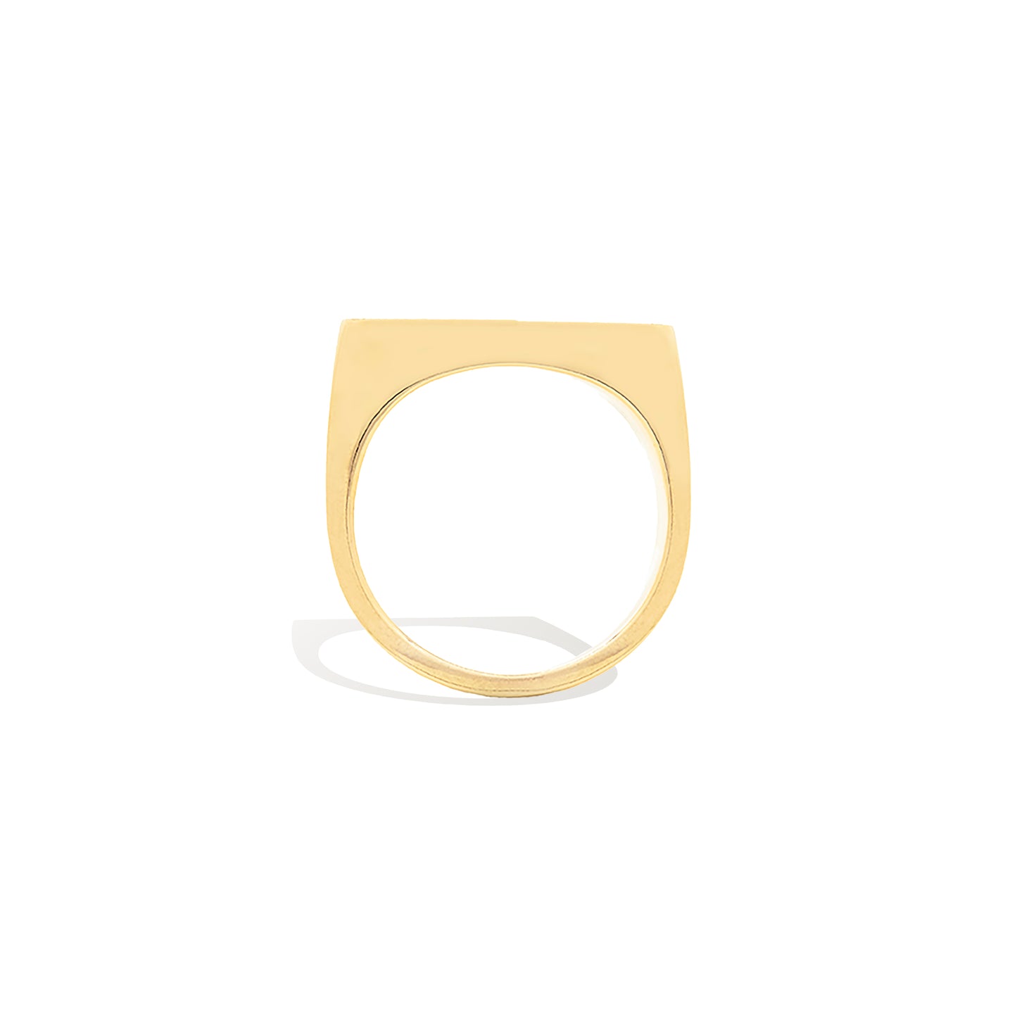Spark Straight Stacking Ring - Gold