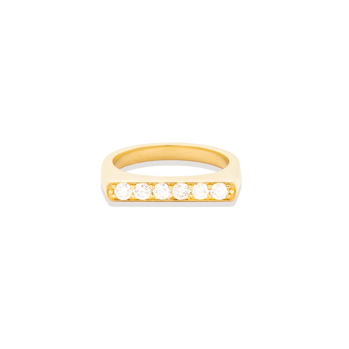 Spark Straight Stacking Ring - Diamond