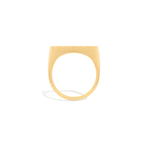 The Edge Tapered Stacking Ring - Gold