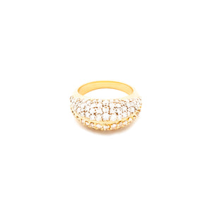 The Edge Mirror Domed Ring