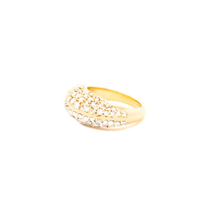 The Edge Mirror Domed Ring