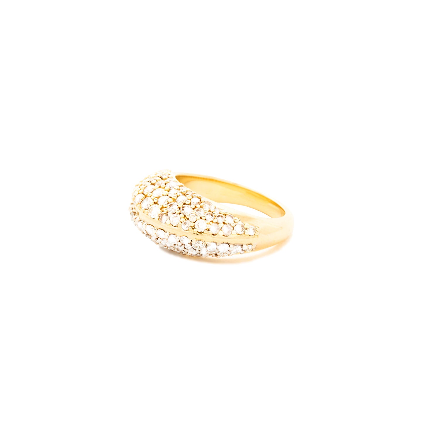 The Edge Mirror Domed Ring