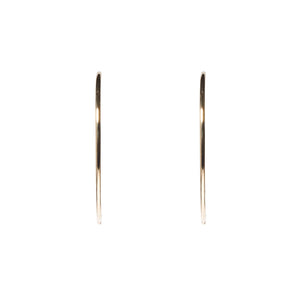 Evolve Hoop Charm Earrings - Diamond