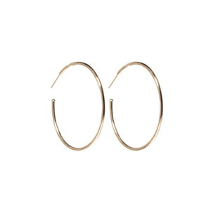 Evolve Hoop Charm Earrings - Diamond