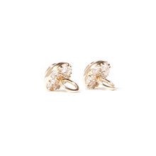 Load image into Gallery viewer, Evolve Hoop Charm Earrings - Diamond
