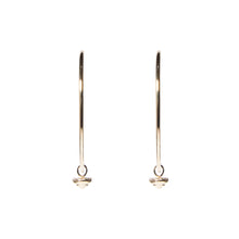 Load image into Gallery viewer, Evolve Hoop Charm Earrings - Diamond
