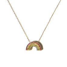 Load image into Gallery viewer, JuJu Rainbow Charm Necklace - Primary Colors
