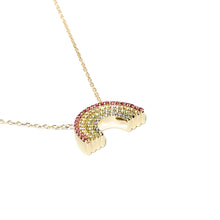 Load image into Gallery viewer, JuJu Rainbow Charm Necklace - Primary Colors
