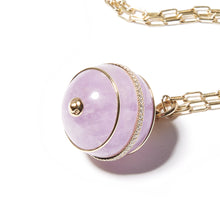 Load image into Gallery viewer, Found Sphere Pendant Necklace - Amethyst
