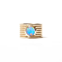 Load image into Gallery viewer, Found Cigar Band Ring - Peruvian Opal
