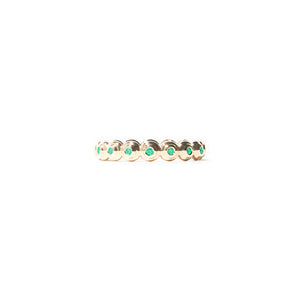 Evolve Stacking Ring - Emerald