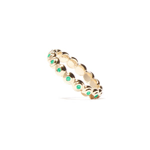 Evolve Stacking Ring - Emerald
