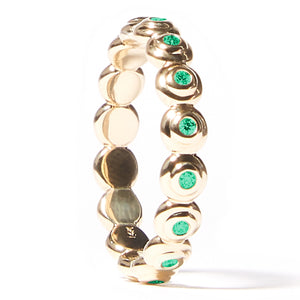 Evolve Stacking Ring - Emerald
