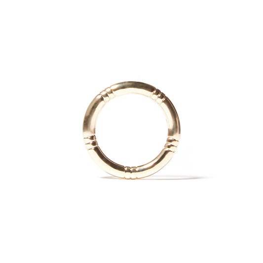 The Crew Stacking Ring - Etched