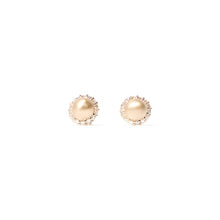 Load image into Gallery viewer, The Crew Dome Mini Stud Earrings - Diamond
