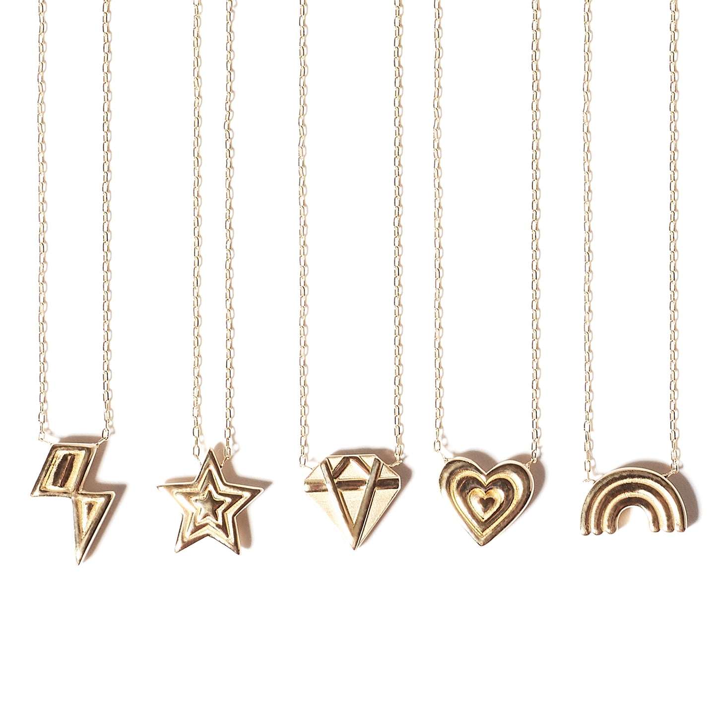 Mini Juju Heart Charm Necklace