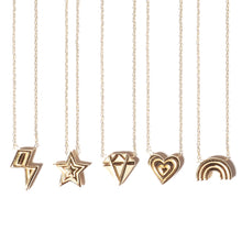 Load image into Gallery viewer, Mini Juju Diamond Charm Necklace
