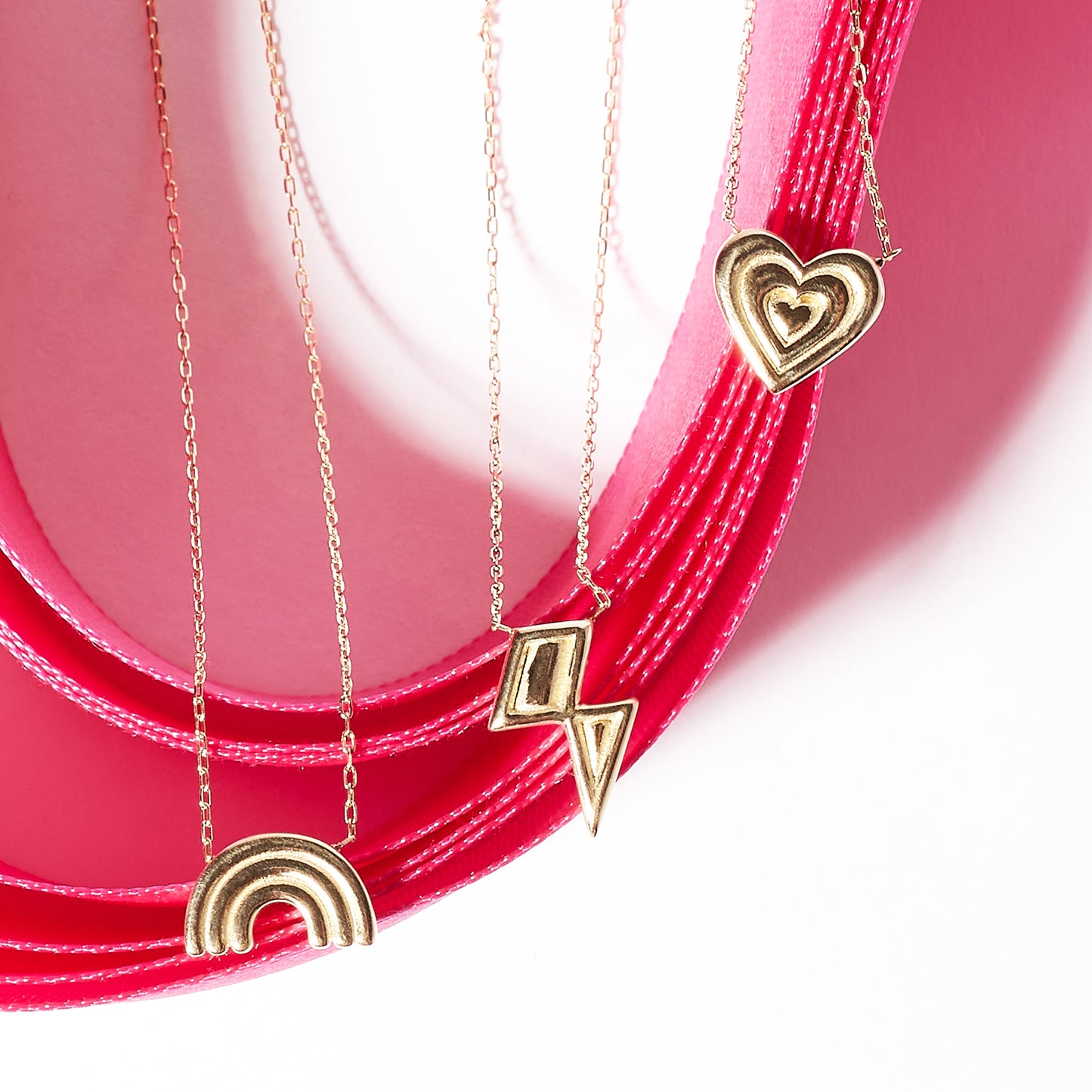 Mini Juju Heart Charm Necklace