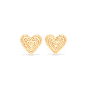Mini Juju Heart Stud Earrings
